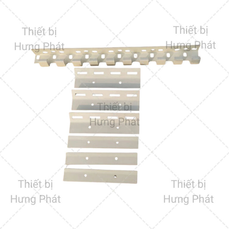 Thanh treo sắt sơn tĩnh điện treo rèm PVC dài 1m | Hưng Phát